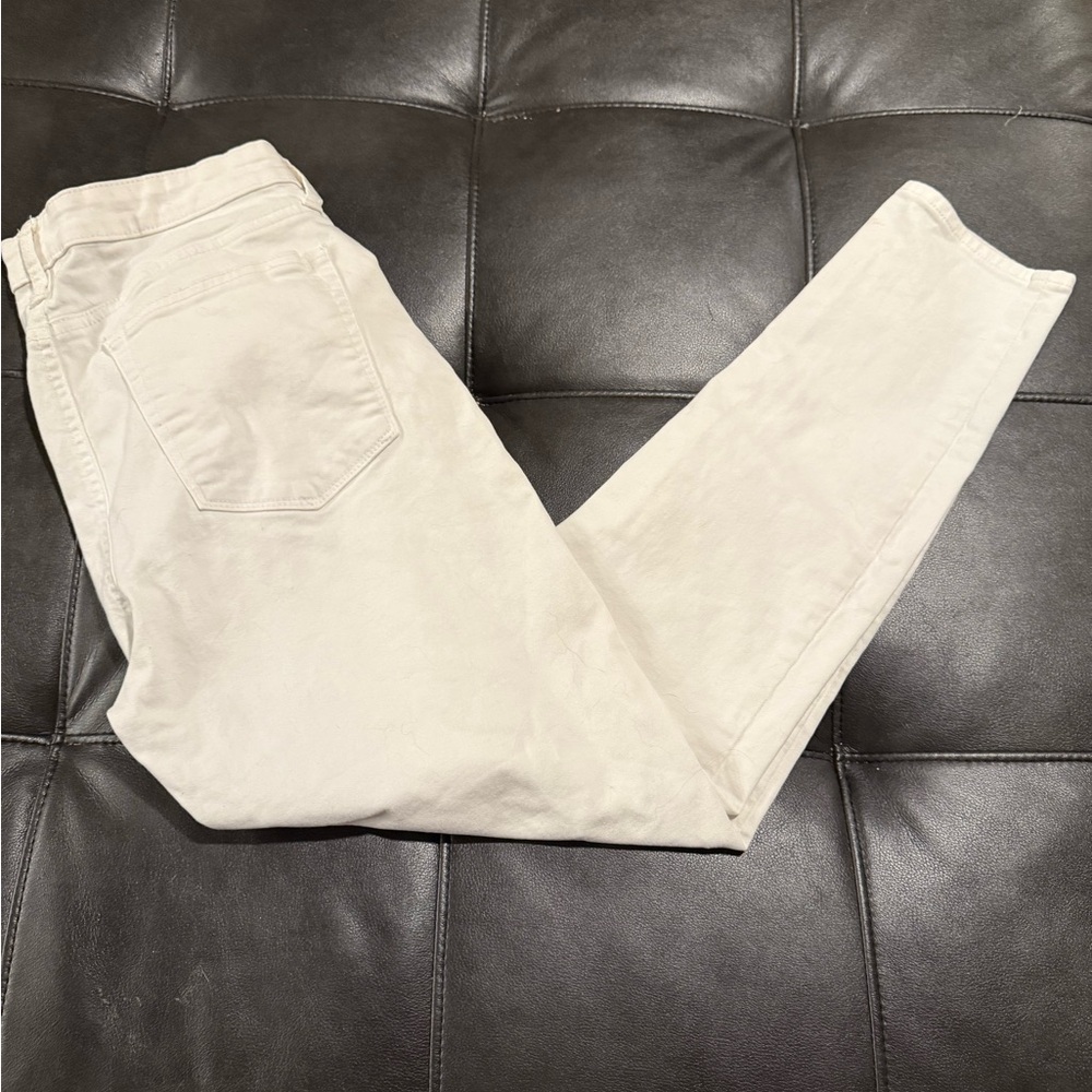 Lucky Ava Skinny white cotton jeans women’s size 12 measurements in pictures - Picture 9 of 12